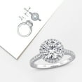thumbnail image 6 of Created Forever Women's 2 3/8 CT Lab Created Diamond 14K White Gold Engagement Ring (G-H, VS1-VS2), 6 of 11
