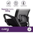 thumbnail image 3 of Silla Oficina Cuory Mesh Negra Giratoria Ergonómica, 3 of 7