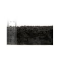 thumbnail image 5 of Unique Loom Solid Shag Collection Area Rug (7' 10" Round Jet Black), 5 of 7