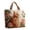 B, variant on Womens Patchwork Cat Tote Bag Large Shoulder Purse for Shopping and Daily Use