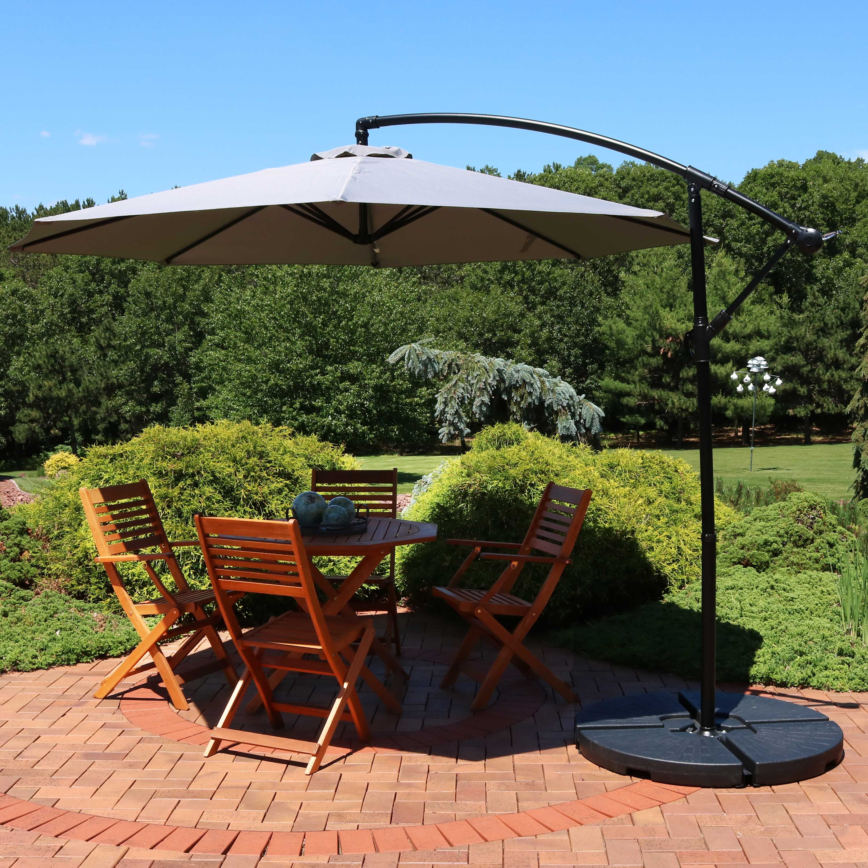 Sunnydaze Outdoor Cantilever Offset Patio Umbrella Outside Waterproof