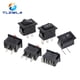 thumbnail image 4 of 5/10 piezas KCD11 Interruptor basculante 10*15 mm Mini interruptor pulsador ON-OFF / ON-OFF-ON 2 pines / 3 pines 3A 250VAC / 6A 125VAC 10x15 mm, 4 of 5