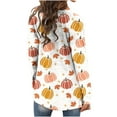 thumbnail image 4 of Cardigan Femme Mode Femme Imprimé Ample Manches Longues Cardigan Manteau Blouse Vestes de Course pour Femmes en Liquidation, 4 of 6