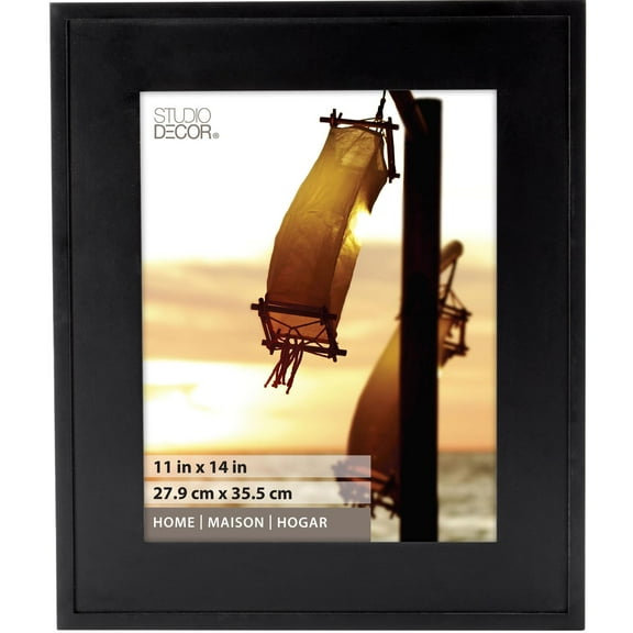 Studio Decor Black Hampton 11" x 14" Frame, Home, 8 Pack