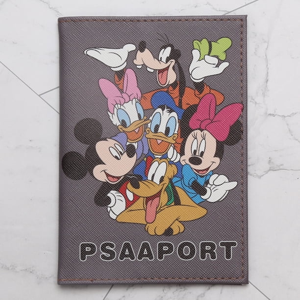 Nuevo Patrón popular PU Pasaporte Soporte ID Artículos De Viaje huangjie unisex