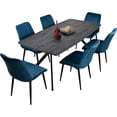 thumbnail image 2 of Mesa Comedor 6 Pers Nordico Gris Hogar Lujo 180x90x73, 2 of 11