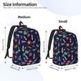 thumbnail image 2 of Balery Space Dinosaur Mochila Clásica Impresa Básica para Viaje, Mochila Escolar Resistente al Agua, Mochila de Lona con Correas Ajustables-Medium, 2 of 5
