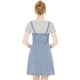 thumbnail image 5 of Vestido de mezclilla A-Line con tirantes ajustables para mujer INSPIRE CHIC, primavera verano, M, azul claro, 5 of 8