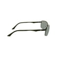 thumbnail image 2 of Ray-Ban Men's Polarized RB3498-006/81-61 Black Rectangle Sunglasses, 2 of 3