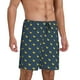 thumbnail image 2 of Balery Cartoon Ducks Pantalones cortos de pijama de punto de algodón para hombre con cinturilla y bolsillos-XX-Large, 2 of 6