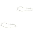 thumbnail image 2 of Minnieouse Collar de perlas con detalle de cuentas estilo vintage para mujer regalo para mujer blanco 45 cm blanco 45cm 2Conjunto, 2 of 6