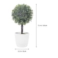 thumbnail image 2 of Indoor Fake Spherical Plant Window Decor Artificial Plastic Desk Potted Plants, 2 of 9