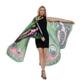 thumbnail image 3 of Kmbangi Châle de Papillon de Femmes avec la Couleur Vive, Sangle Réglable de Main, 3 of 5