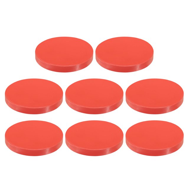 Unique Bargains 110mm ID PVC Pipe End Cap Fitting, 8 Pcs Furniture Grade Plug Coupling, Red