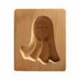thumbnail image 1 of PEONAVET Rubber Mold Novel Halloween Carved Model Cutter Wooden Gingerbread Shortbread Model, 1 of 6