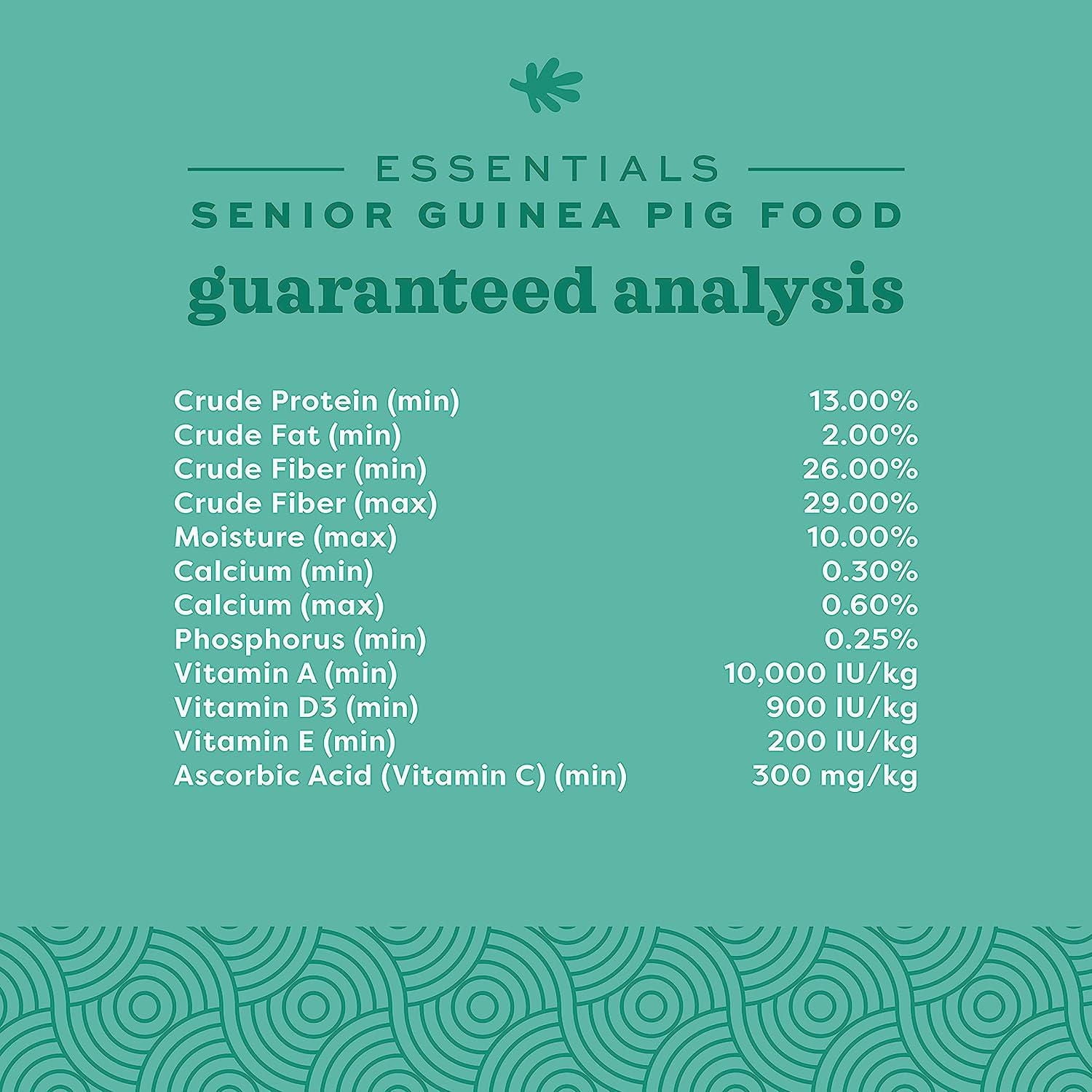 Oxbow Essentials Senior Guinea Pig Food, 8lb