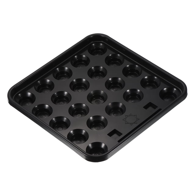 Pool Ball Tray Billiard Ball Holder Snooker Storage Tray Pool Table 22 Balls, Black