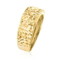 thumbnail image 4 of Ross-Simons Italian 14kt Yellow Gold Diamond-Cut and Polished Ring, Women's, Adult, 4 of 8