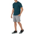 thumbnail image 4 of Athletic Works Men's and Big Men's Core Quick Dry Short Sleeve T-Shirt, up to Size 3XL, 4 of 6