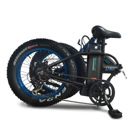 Emojo WIL-BLK-BLK-48-500 Electric Fat Tire Mountain Bike - Black &