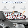thumbnail image 7 of Picia Flowers and Lady Bugs 2 Piece Car Windshield Sun Shade Foldable | Foldable Sun Shield for Front Window Blocks UV Rays and Keeps Your Vehicle Cool-Small, 7 of 7