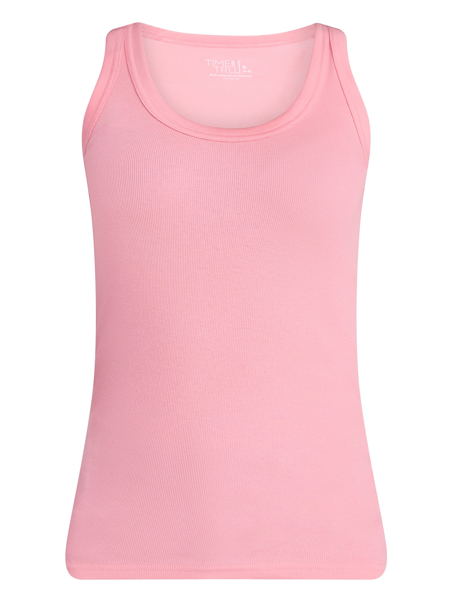 Time and Tru Women's Ribbed Tank Top, Sizes XS-XXXL