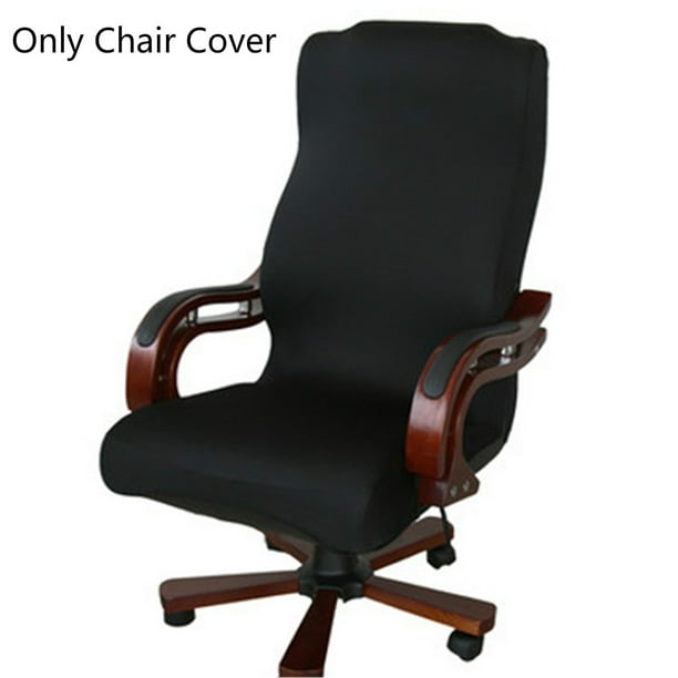 Chair Cover Elastic Spandex Office Computer Chair Cover Side Zipper Design Arm Chair Protector Cover Recouvre Chaise Stretch Rotating Lift Chair Walmart Com Walmart Com