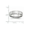 thumbnail image 2 of Cobalt Chromium All Satin 6mm Band Ring - Size 10, 2 of 2