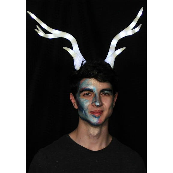 Light-Up Deer Antlers White LumenHorns