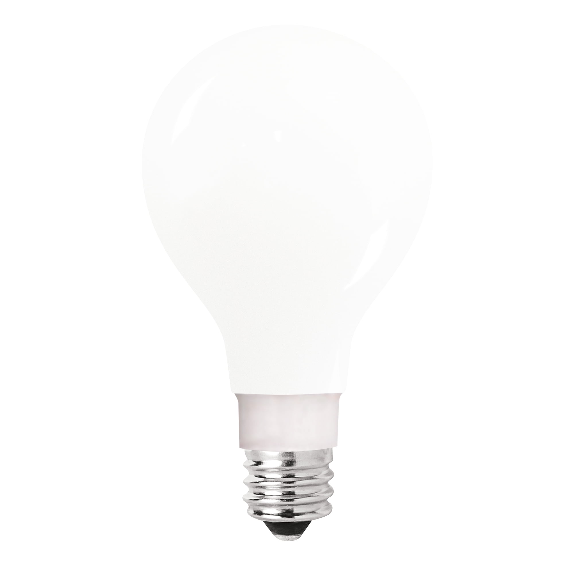 Great Value LED Light Bulb, 5 Watts (40W Eqv.) A15 Ceiling Fan Frosted Lamp E17 Base, Dimmable, 2-Pack, Soft White