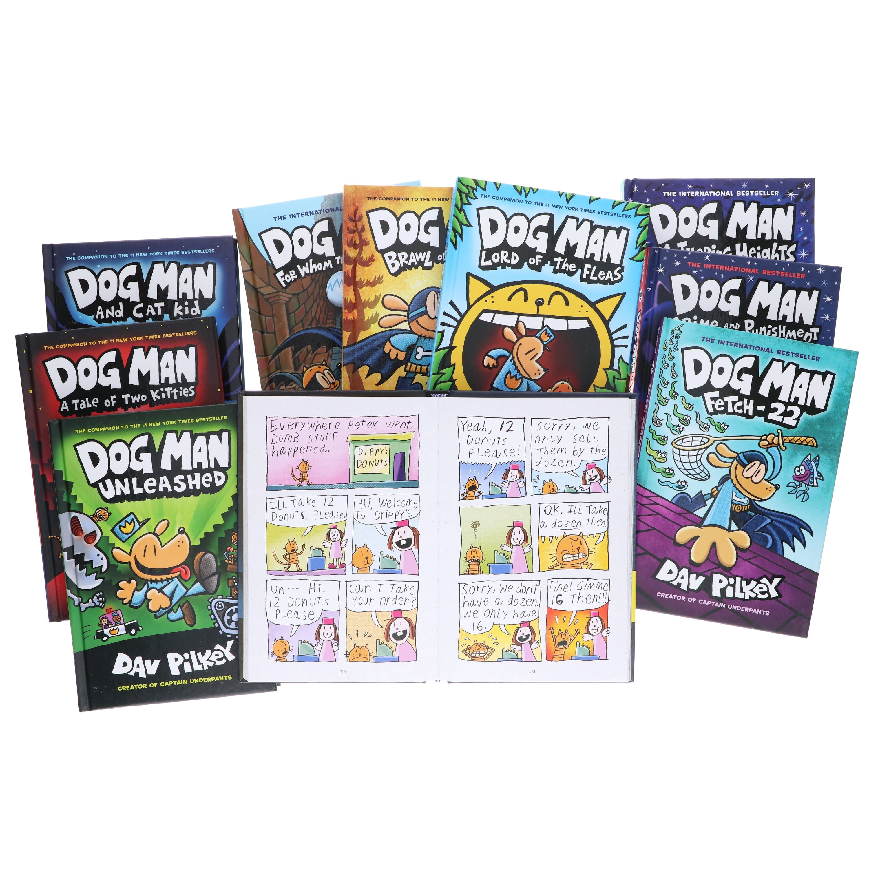 DOGMAN 洋書　ベストセラー Amazon.com: Dog Man: Twenty Thousand Fleas Under the Sea: A