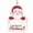 13# (Santa Claus), variant on Acrylic Reindeer Money Holder Christmas Ornament, Hanging Cash Storage Bauble with Hanging Cord, Practical Novelty Accessory for Holiday Gift‑Giving and Xmas Tree Decor