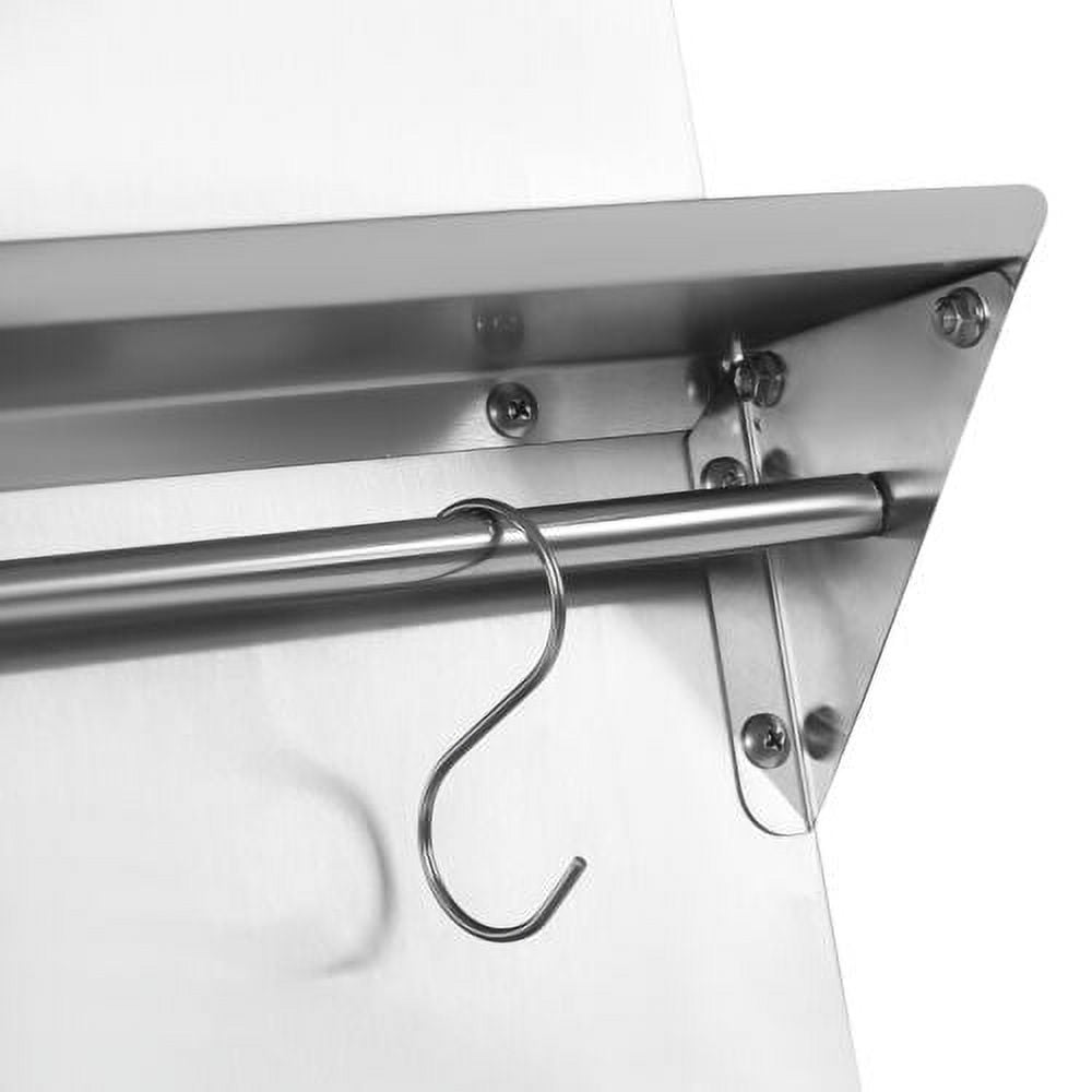 Backsplash Stainless Steel Kitchen Range Hood Wall Tile Shield 36" x 29.5"Silver