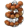 thumbnail image 1 of Southern Homewares Distributeur d'Ufs en Spirale de Luxe Moderne Noir, 1 of 4