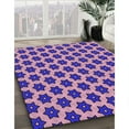 thumbnail image 2 of Ahgly Company Indoor Round Patterned Bright Purple Area Rugs, 8' Round, 2 of 6