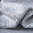 thumbnail image 4 of Lucas Textured Jacquard Blackout Window Curtain Panel Silver, 4 of 5