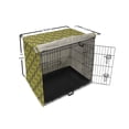 thumbnail image 6 of Olive Dog Crate Cover, Repetitive Leaves and Branches Organic Plantation Nature Art Design Print, Easy to Use Pet Kennel Cover Small Dogs Puppies Kittens, 7 Sizes, Fawn and Dark Purple, by Ambesonne, 6 of 6