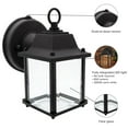 thumbnail image 4 of Maxxima MEL-6100W Black Electric Outdoor Wall Lantern, 4 of 11