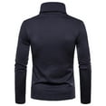 thumbnail image 2 of SWSMCLT Men's Turtleneck Long Sleeve Shirt Soft Cotton Thermal High Neck T Shirt Plain Slim Fit Tshirt Fall Top Fit Work Basic Business Casual Pullover Winter Stretch Muscle Dark Grey Small, 2 of 2