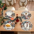 thumbnail image 6 of Virelaxpo Christmas Diatomite Placemat with Holiday Print, Washable and Absorbent Table Mat Non-Slip Base, Home Decor, 6 of 6