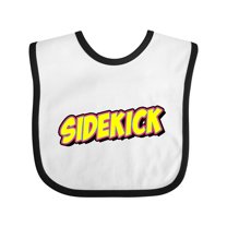 Inktastic Sidekick for Fathers Day Boys or Girls Baby Bib