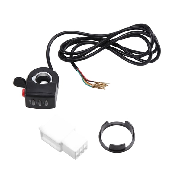 36V Speed Control Twist Thumb Throttle Assembly for E Bike Electric Bike Thumb Throttle Assembly