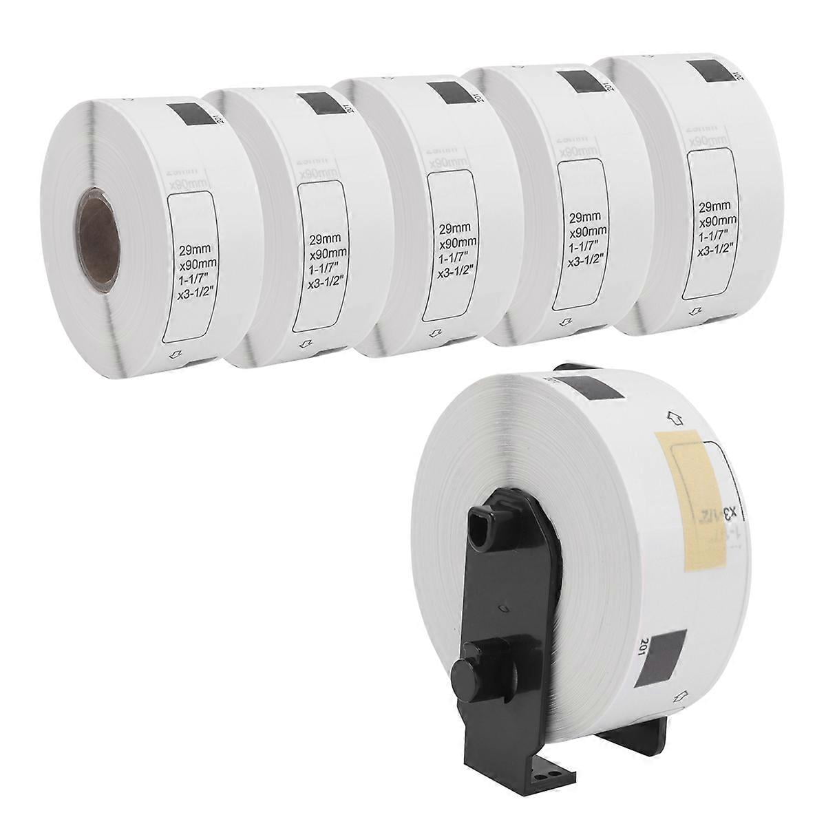 6 Roll Compatible Labels for Brother DK-11201 Standard Address Labels