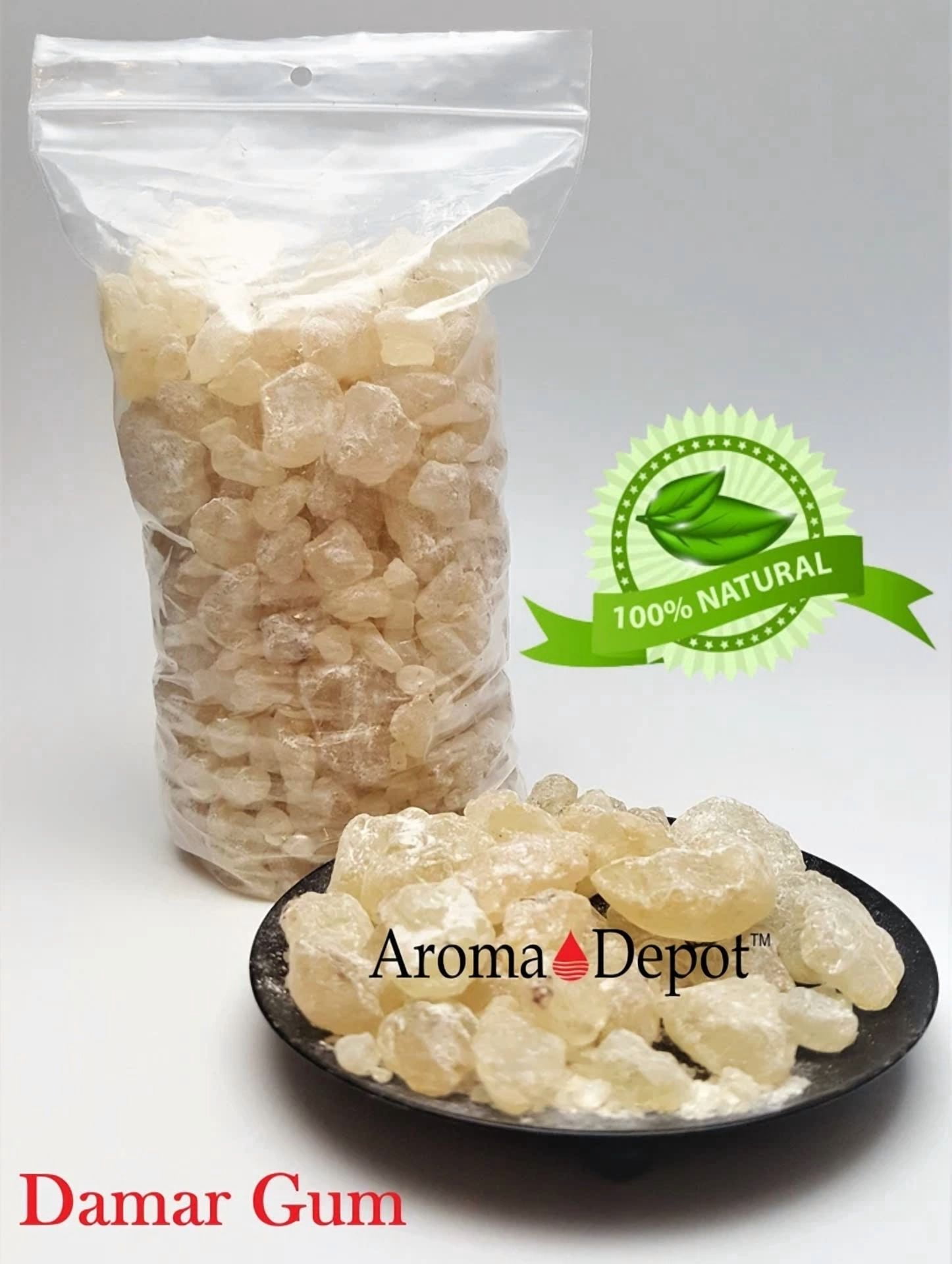 1 Oz. White Copal Damar Gum Resin Natural Crystals Encaustic Gammar Resin
