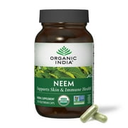 ORGANIC INDIA Neem Herbal Supplement 90 Vegetarian Capsules