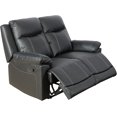 thumbnail image 2 of Manual Black recliner Loveseat 2 Seats, 2 of 5