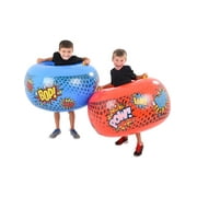 Set Of 2 Child's Inflatable Crazy Collision Crashers Body Bumpers Toys