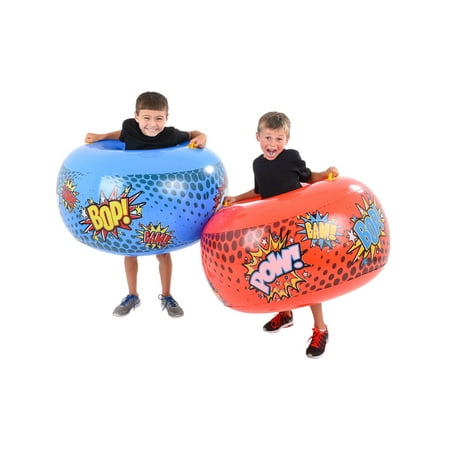 Set Of 2 Child's Inflatable Crazy Collision Crashers Body Bumpers Toys