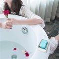 thumbnail image 4 of Jabonera de cerámica ZHAOCHENG jabonera de acero inoxidable para baño y ducha doble drenaje, 4 of 5
