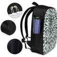 thumbnail image 5 of YFYANG 17" Laptop Backpack, Vintage Petal Pattern Fashion Travel Work Backpack with USB and Headphone Cable Interface for Men and Women, 5 of 8